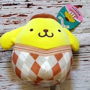 🆕️ SANRIO POMPOMPURIN SQUISHMALLOWS 💛🧡